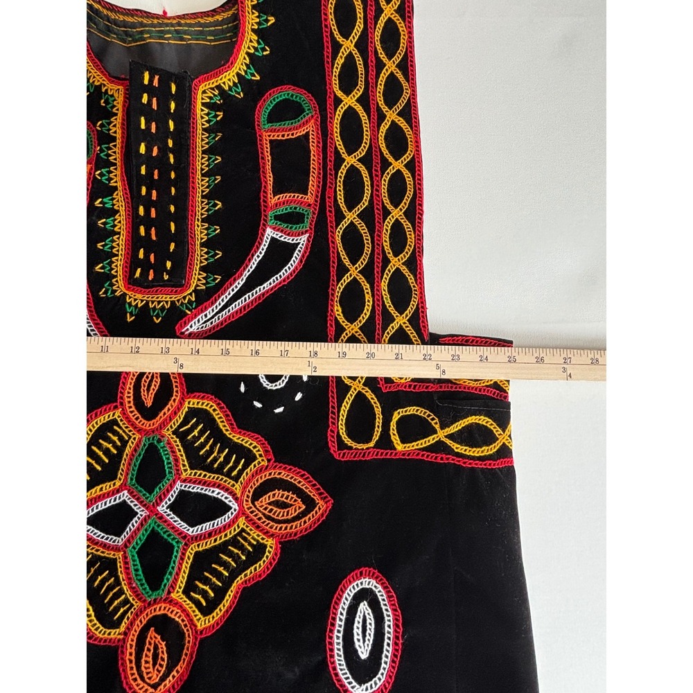Handmade Toghu Traditional Bamenda Ndop Tunic African Wear Bamenda Festive M/L - Picture 8 of 10